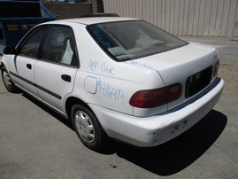 1993 HONDA CIVIC DX WHITE 4DR 1.5L MT A16419